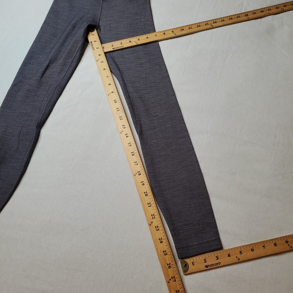 Lululemon Women's Size 2 Align Pant II 25" Heathered Herringbone White Black - Picture 3 of 6